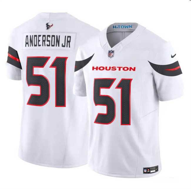 Men & Women & Youth Houston Texans #51 Will Anderson Jr. White 2024 Vapor F.U.S.E. Limited Stitched Jersey->indianapolis colts->NFL Jersey